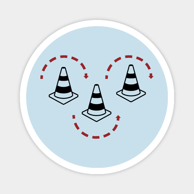 Rally Cones Magnet by chapter2